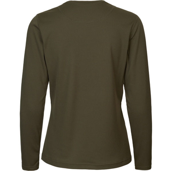 2025 Harkila Damen Hrkila Instinct Lang Ärmel T - Shirt W 1060400290 - Willow Green